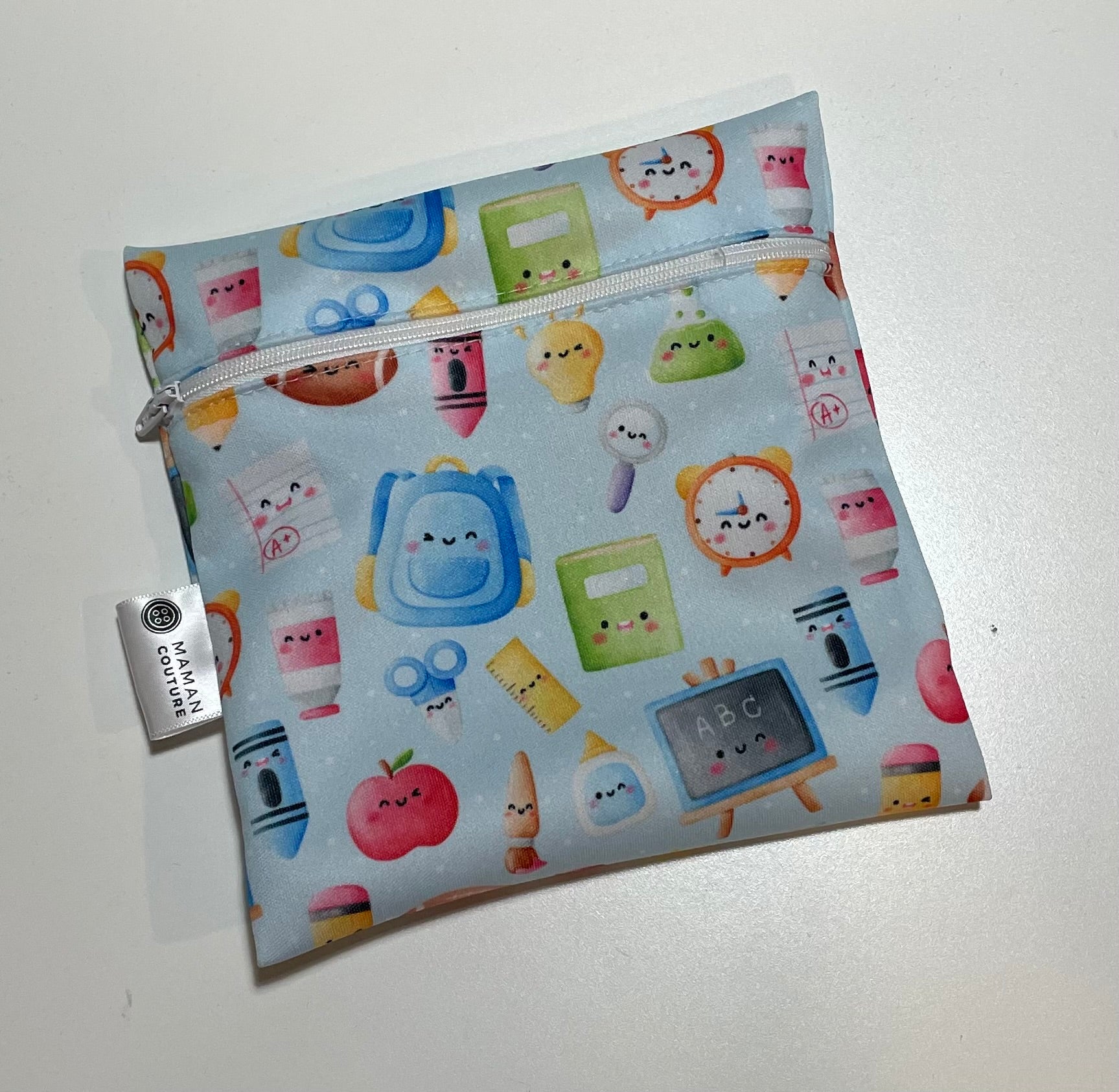 Tous les tissus des sacs à collation - Format carré