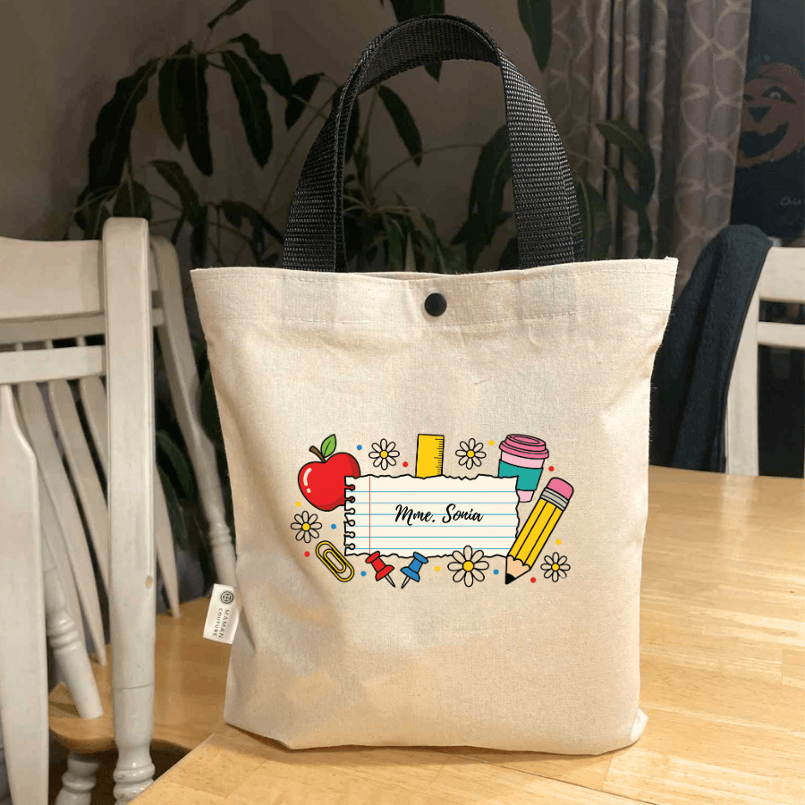 Petit sac fourre-tout personnalisé - édition école