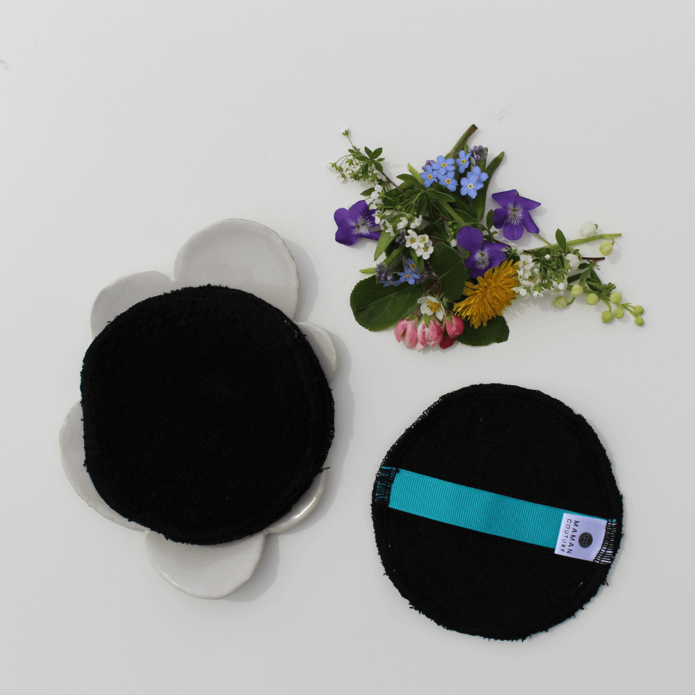 Ensemble de 5 lingettes démaquillantes réutilisables