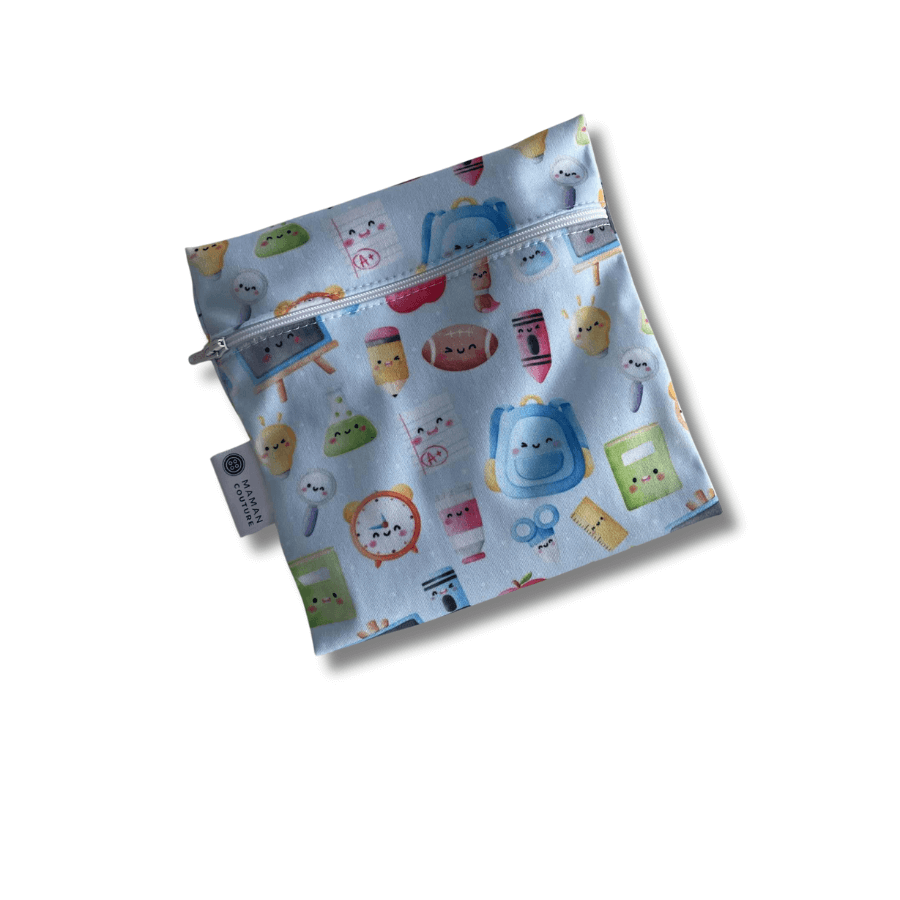 Tous les tissus des sacs à collation - Format carré