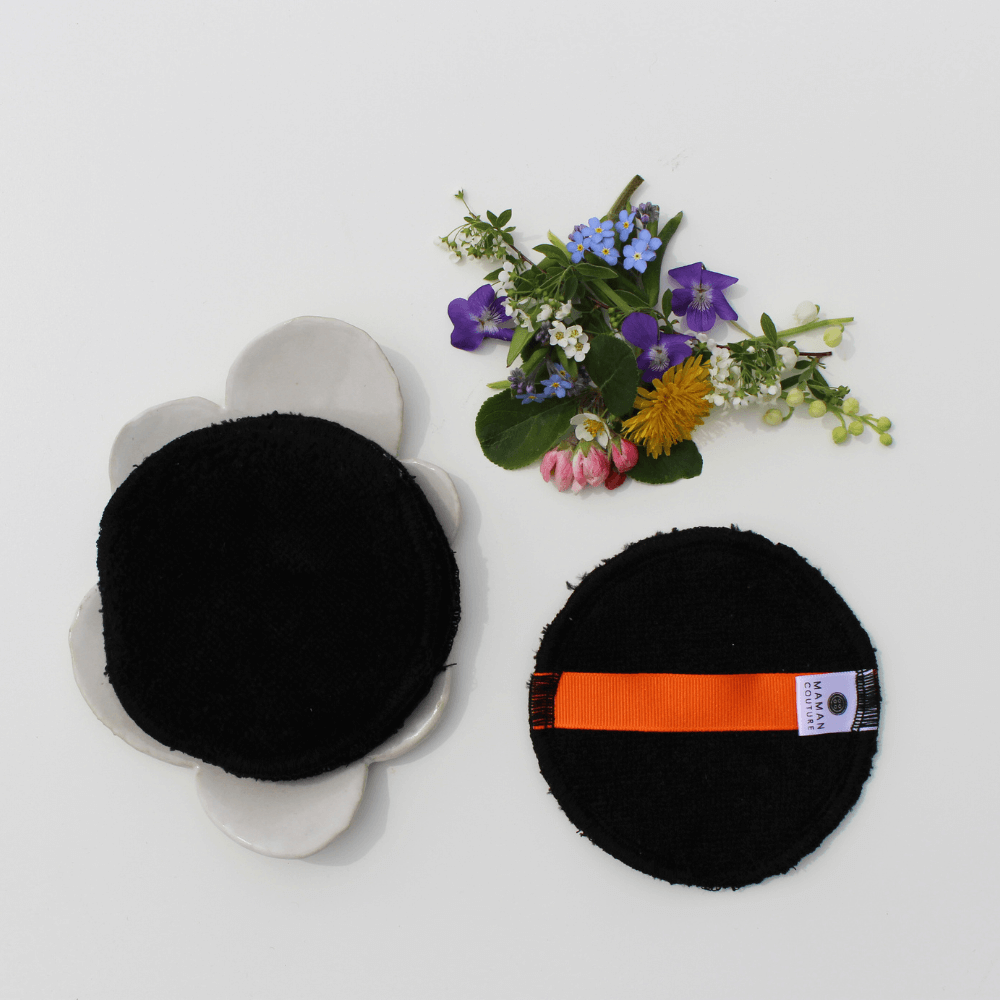 Ensemble de 5 lingettes démaquillantes réutilisables