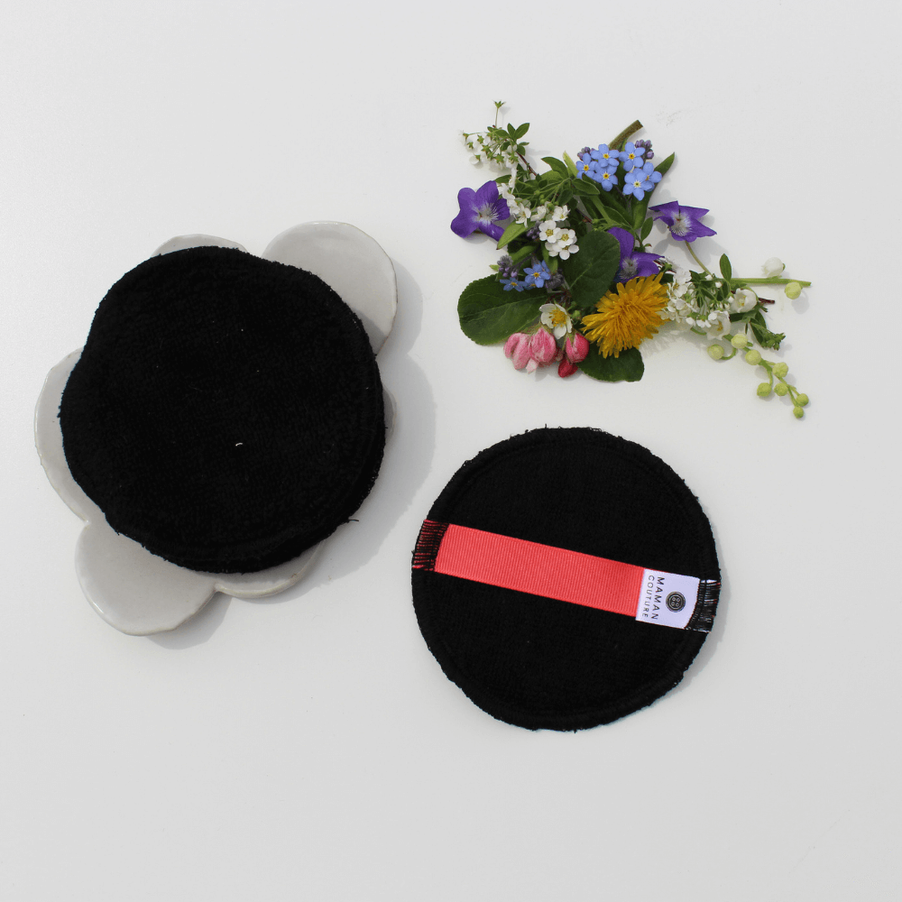 Ensemble de 5 lingettes démaquillantes réutilisables