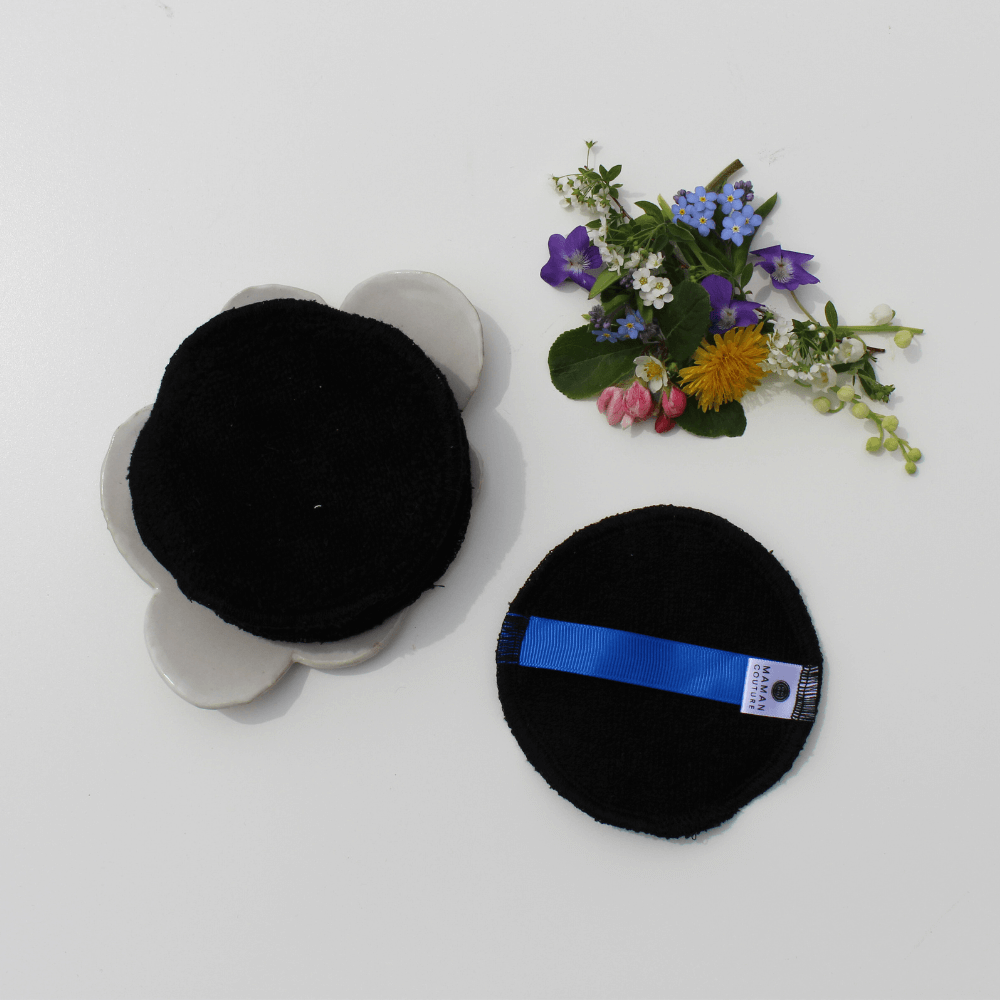 Ensemble de 5 lingettes démaquillantes réutilisables