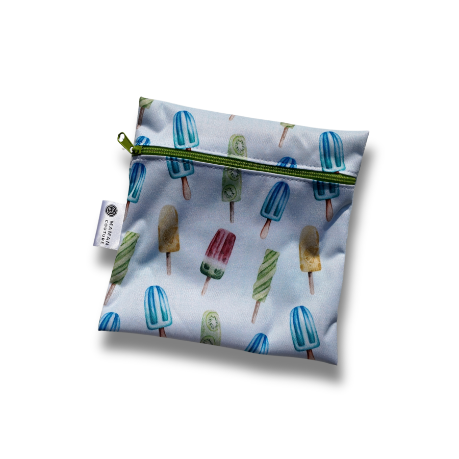 Tous les tissus des sacs à collation - Format carré