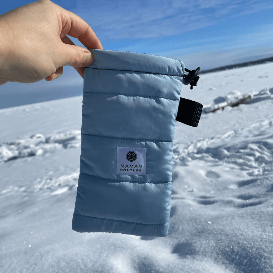 Pochette à cellulaire - protection contre le froid