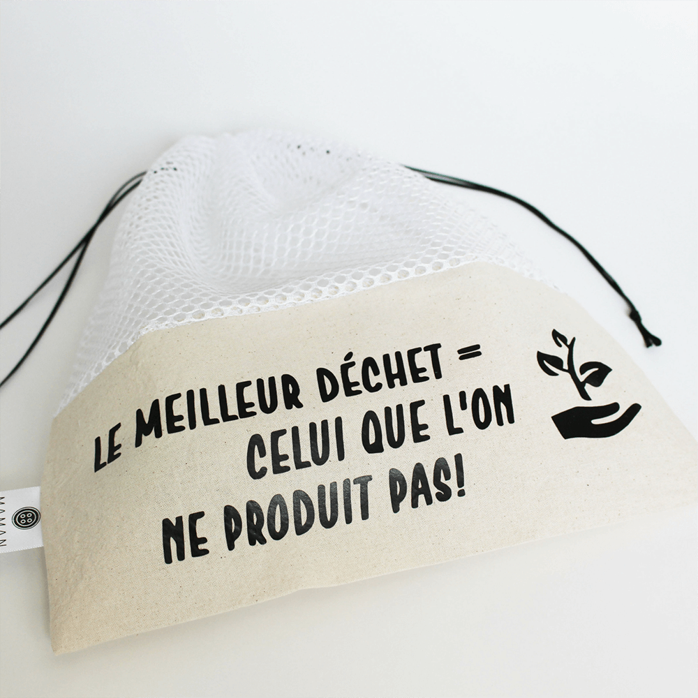 Tous les modèles de sacs à fruits et légumes avec phrases