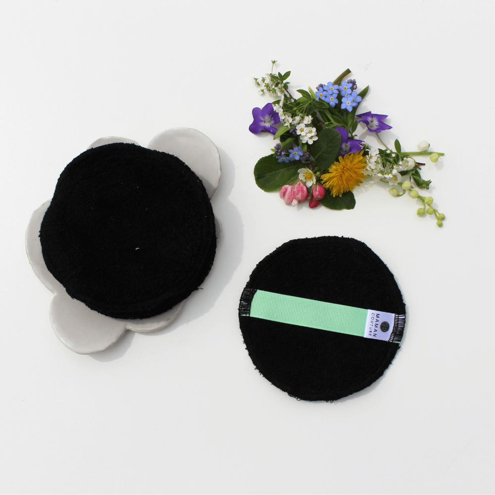 Ensemble de 5 lingettes démaquillantes réutilisables