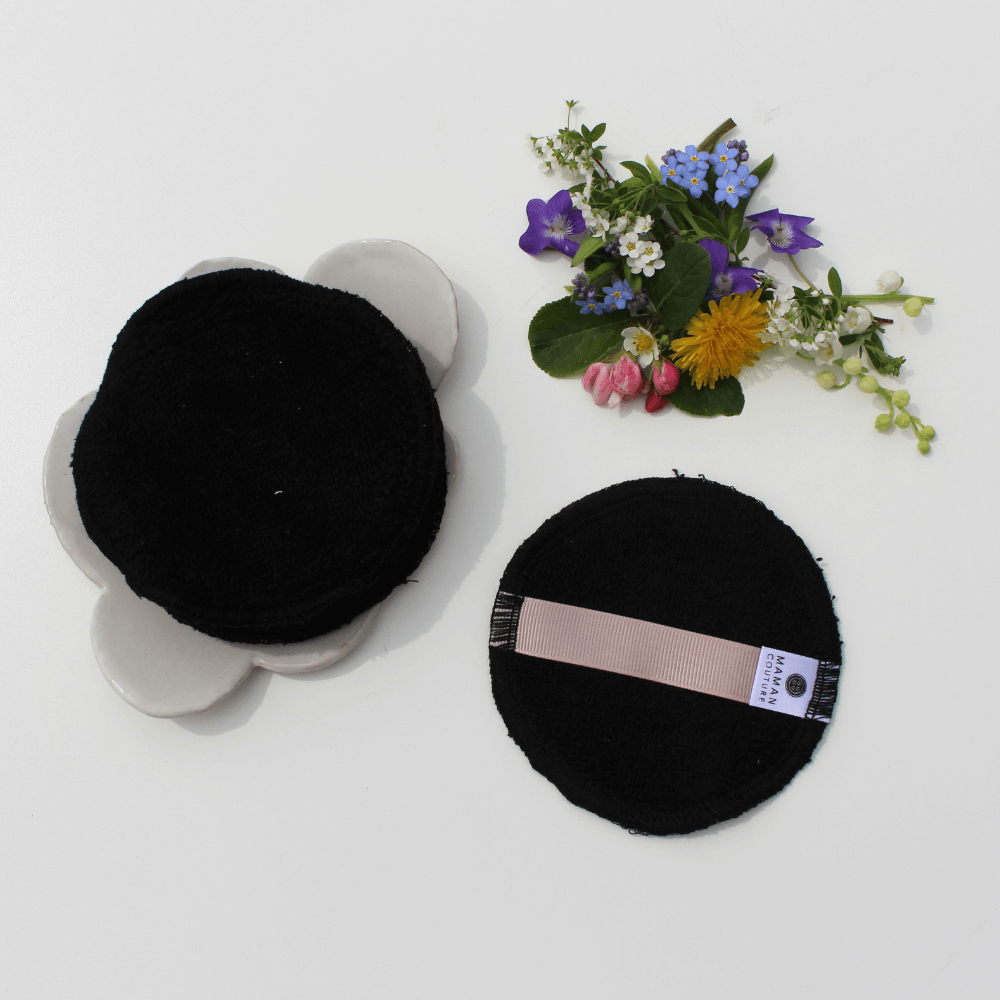 Ensemble de 5 lingettes démaquillantes réutilisables