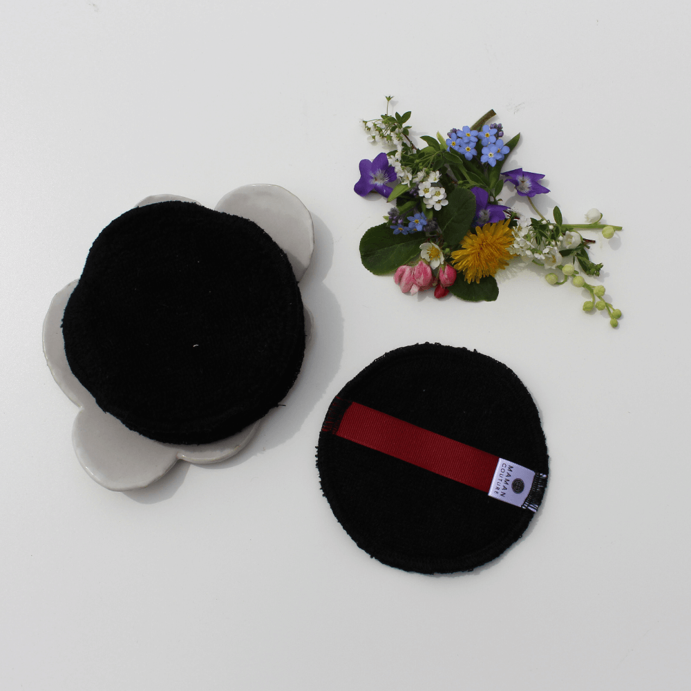 Ensemble de 5 lingettes démaquillantes réutilisables