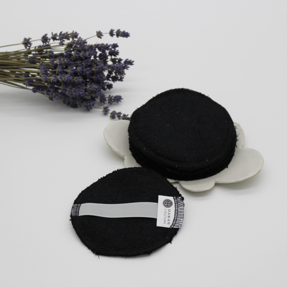 Ensemble de 5 lingettes démaquillantes réutilisables