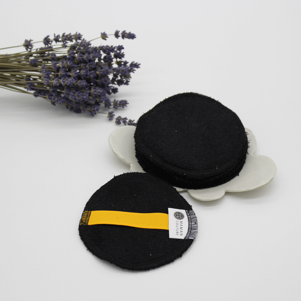 Ensemble de 5 lingettes démaquillantes réutilisables