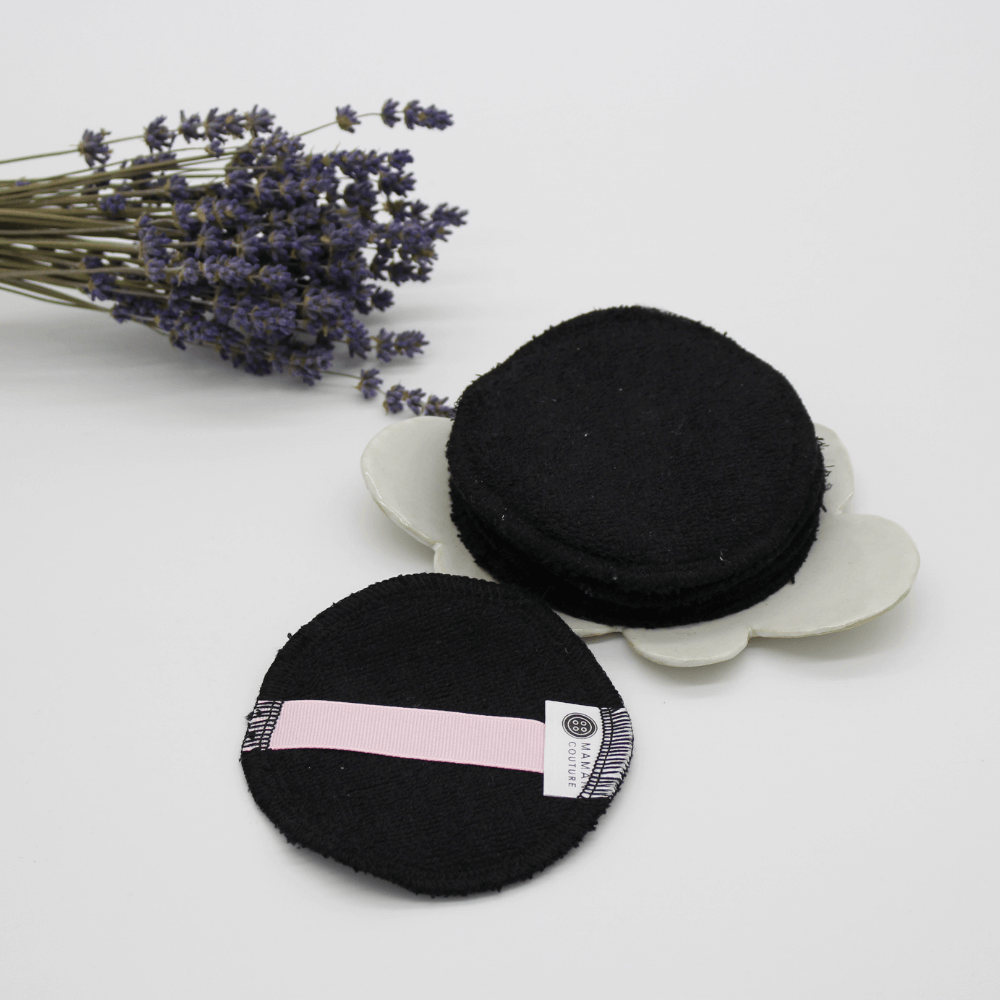 Ensemble de 5 lingettes démaquillantes réutilisables