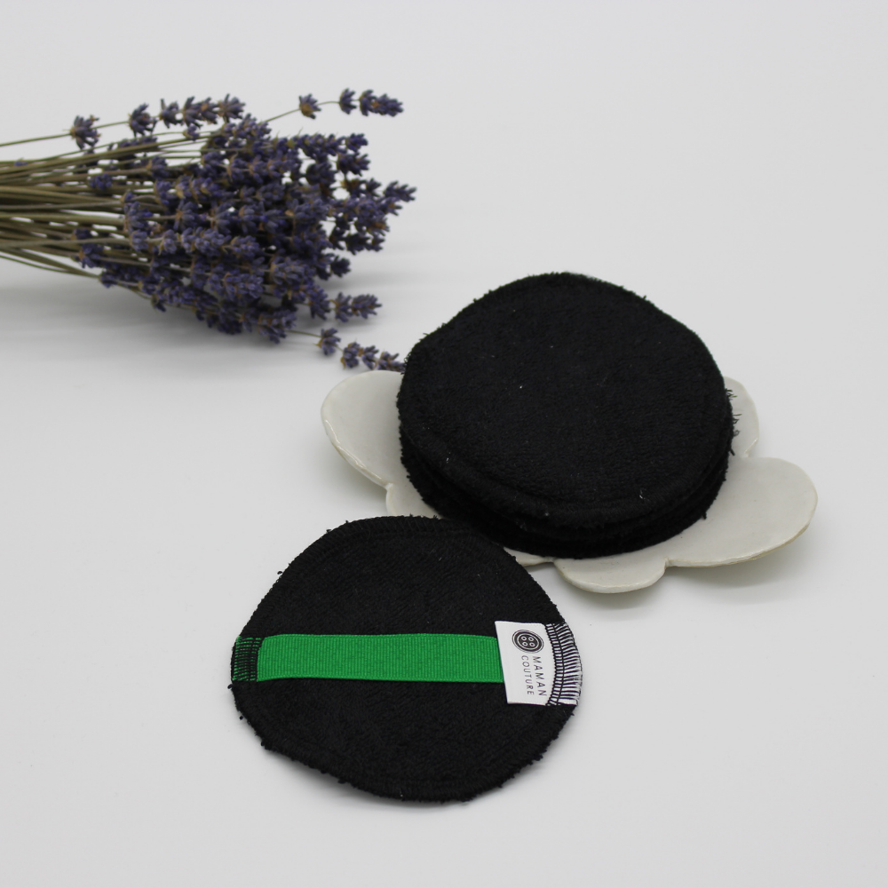 Ensemble de 5 lingettes démaquillantes réutilisables