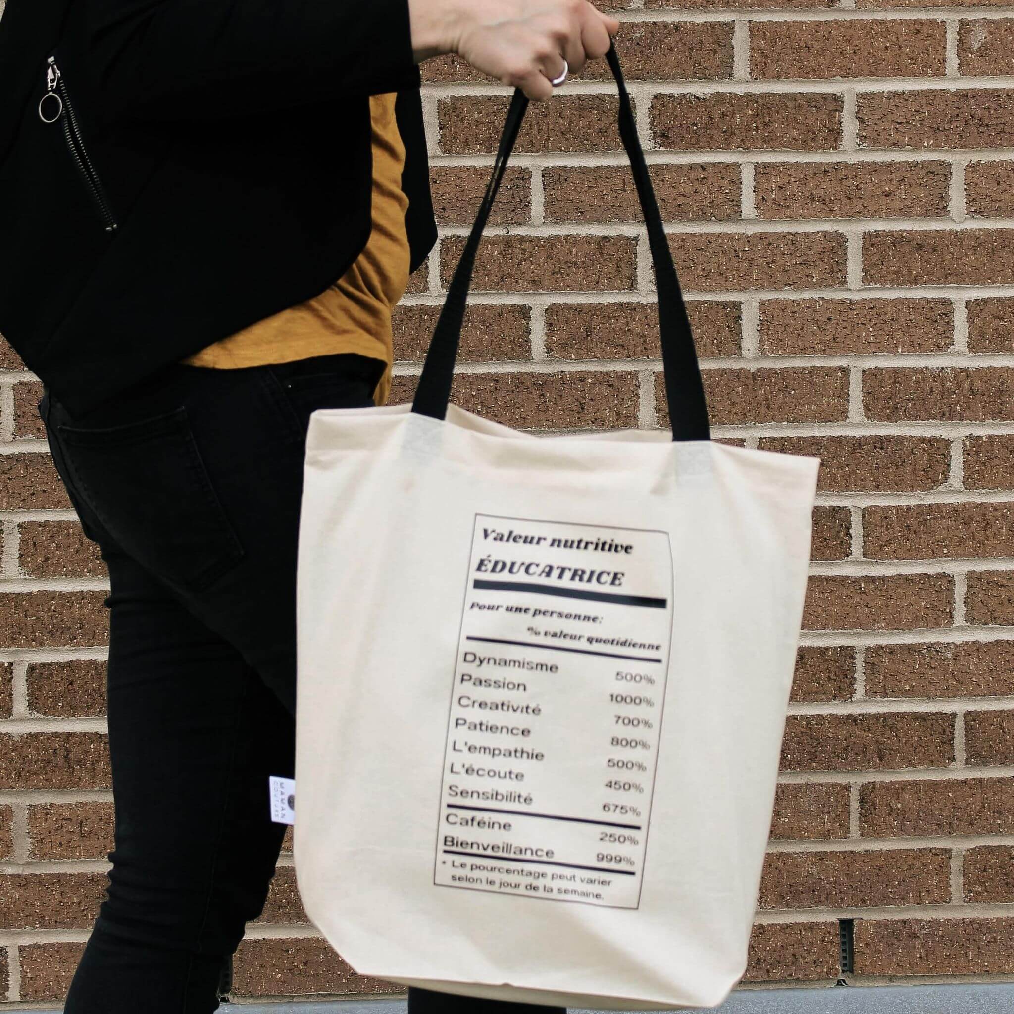Sac Fourre-tout Coton "Emotional Baggage" - Réutilisable Course Déco Humour