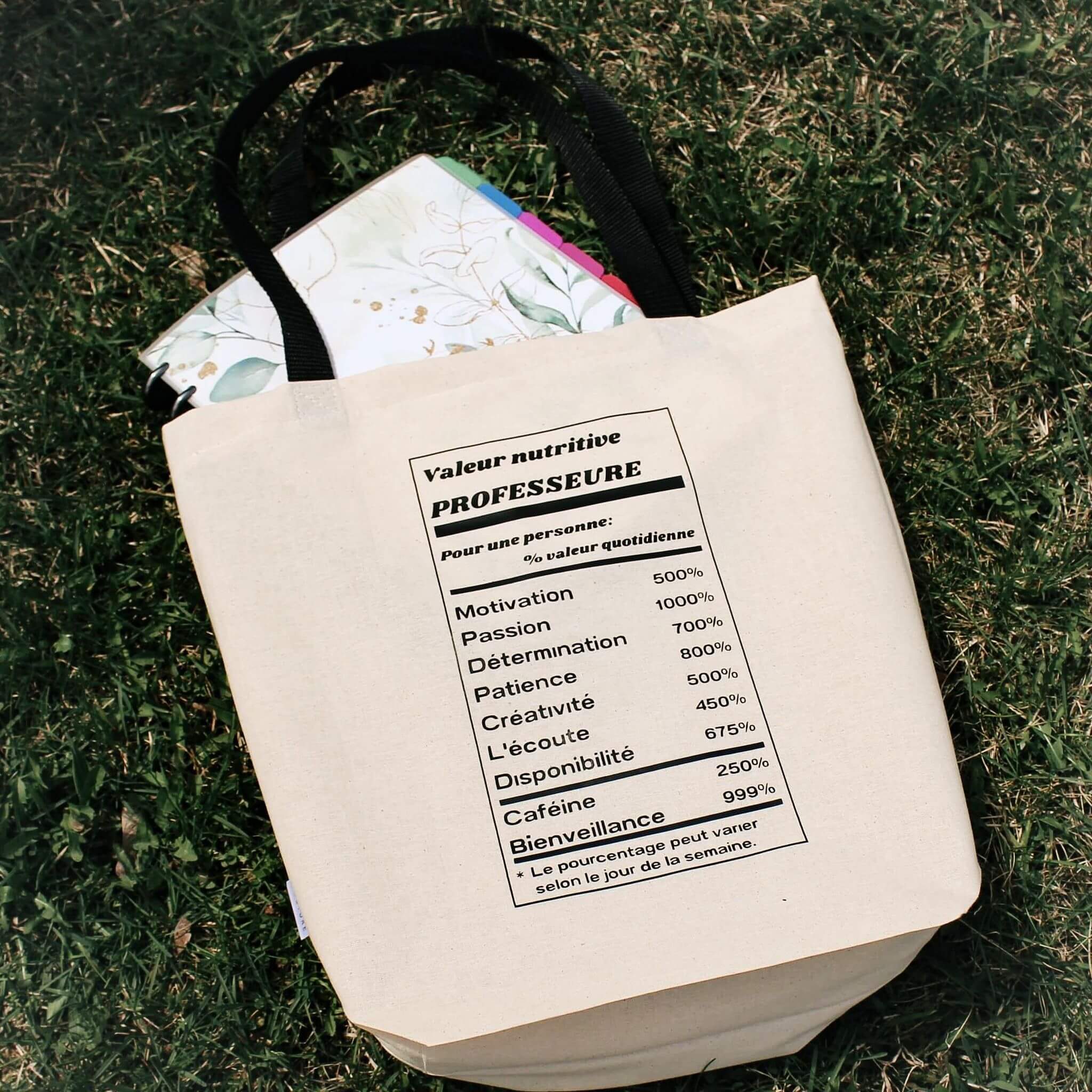 Sac Fourre-tout réutilisable - Cadeau pour enseignante