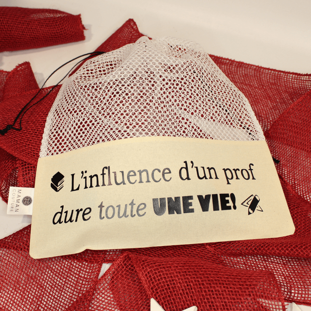 Sac à fruits et légumes réutilisable - Influence prof - Zéro déchet