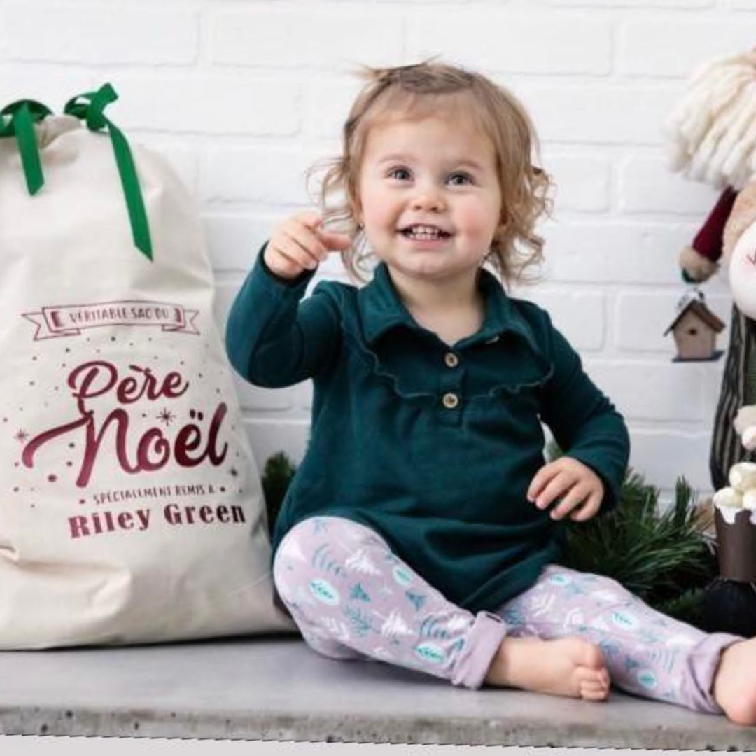 Sac pour cadeaux de Noël - As-tu été sage cette année? - Personnalisab –  Maman couture