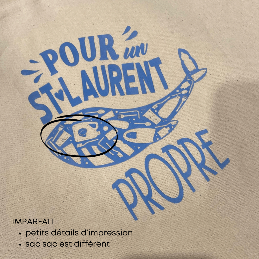 IMPARFAIT - Sac Pour un St-Laurent propre