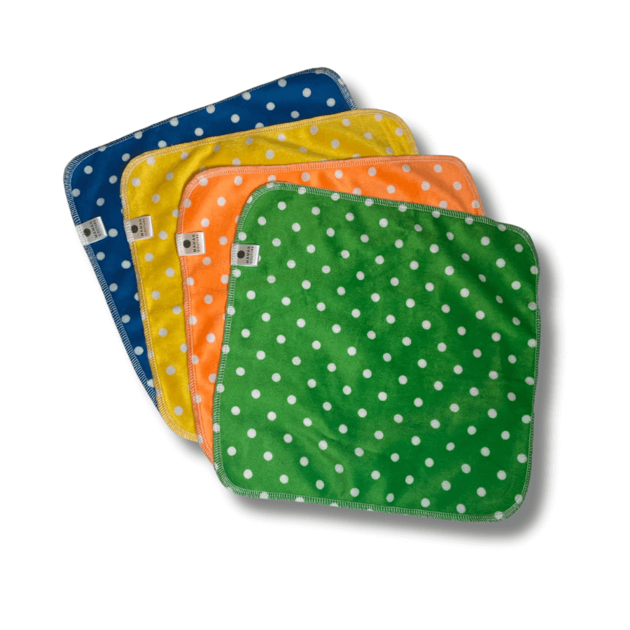 Ensemble de débarbouillettes pour bébé - tissu doux - PRODUIT EPHÉMÈRE