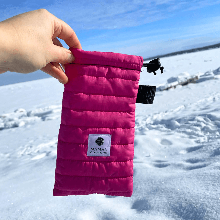 Pochette à cellulaire - protection contre le froid