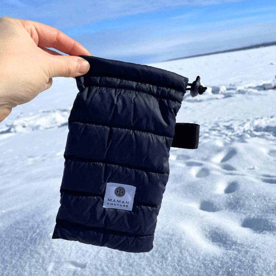 Pochette à cellulaire - protection contre le froid