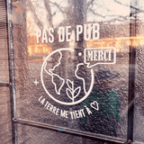 Autocollant - PAS DE PUB - Sticker anti-publicité