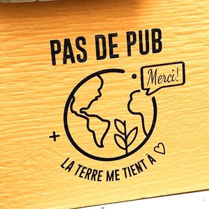 Autocollant - PAS DE PUB - Sticker anti-publicité